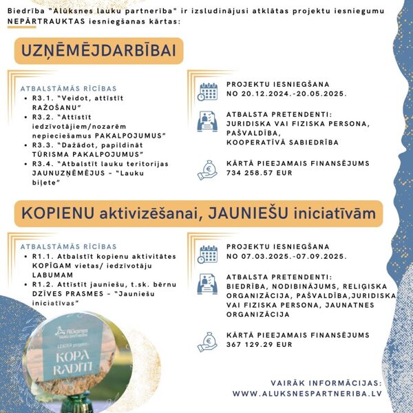 Uzņēmējdarbības projekti